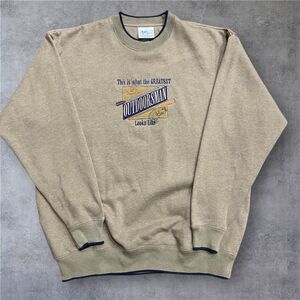 M&C Sport Vintage 90s Greatest Outdoorsman Tan Crewneck Sweatshirt Men's XL